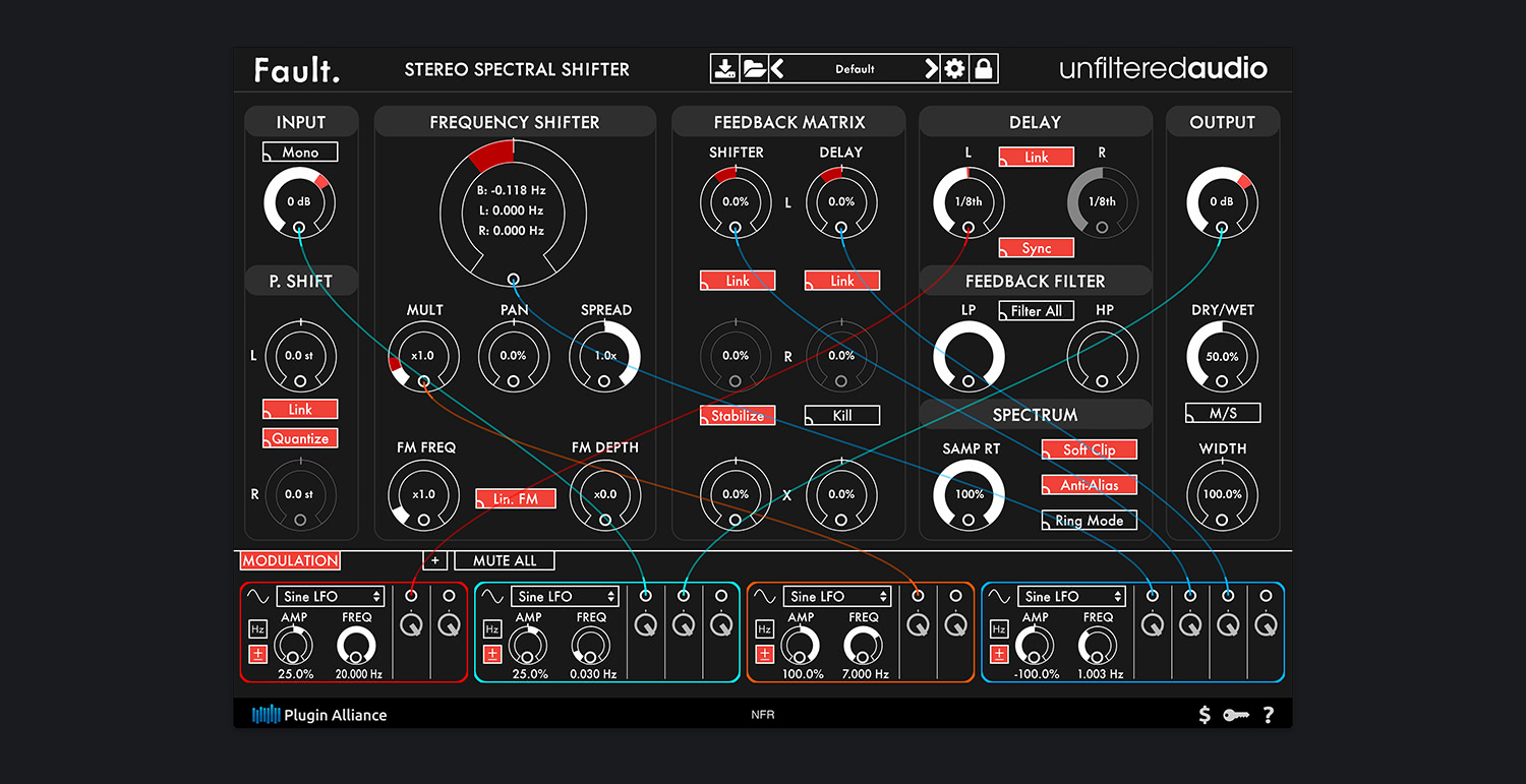 Plugin Alliance Unfiltered Audio Fault  (pitch shifting)